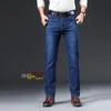 Herren Jeans Herbst Marke Straight Stretch Denim Classic Jugend Mittelhohe Taille Plus Größe 29-40