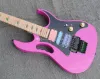 Ibz Steve Vai Jem 7V 24 FRETS 77 PINK ELECTRY GUITARED FINGEROPED PYRAMID INLAYFLYD ROSE TREMOLO LIONS CLAW TREMOLO5520698