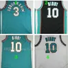 Vintage Mens Basketbal Jersey Ja 12 Morant Jaren 13 Jackson Jr. Retro Vintage Mike 10 Bibby SharEEf 3 Abdur Rahim 50 Reeves NCAA College Groothandel Maat S-2XL