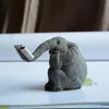 Bonita estatua de elefante, colección de figuritas, manualidad para regalo, decoración del jardín del hogar, microadorno para paisajismo, decoraciones de escritorio