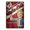 Fallout Oyunları Teneke İşaretler Metal Plaka Duvar Bar Dükkanı Sanat Retro Ev Dekor için 30x20 cm DU-7839A Q0723