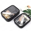 Women Makeup Bag Waterproof Clear PVC Cosmetic Case box Travel Make Up Bags for Women Men Pouch Toiletry Brush Organizer Set