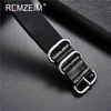 Remzeim NAVO ZULU RETRO ECHT LEER Horlogebanden Vervanging Watch Bandjes Oily Band Armbanden 18mm 20mm 22mm 24mm Strap H1123