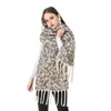 New Winter Scarf Leopard Pattern Thicken Warm Women Shawl 2021 All Match Tassel 4 Colors Female Scarf