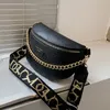 Cadeia de luxo Fanny Packs mulheres bolsa de cintura de couro marca ombro crossbody bolsas de peito moda cintura cinto meninas pacote de telefone novo