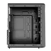 Panneau Latéral Transparent ATX PC Boîtier Ordinateur De Bureau Pour Carte Mère Micro-ATX Mini-ITX - Noir