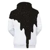 Hoodies masculinos Sky Sky Paint Bucket preto e branco Misca de leite colorida lata 2022 3D Sorto homem/mulher streetwear masculino masculino