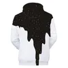 Starry Sky Paint Bucket preto e branco misto mista garrafa de leite pode moleto