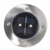 Solar Powered LED Ground Light Outdoor Tuin Pad Landschap Pathway Fence Yard Lamp - Cool White