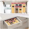 7Pcs/lot Food Storage Container Plastic Kitchen Refrigerator Noodle Box Multigrain Moisture-proof Tank Transparent Sealed Cans Snack Boxes HY0079