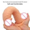 NXY DildoS 25.5cm * 6cm oversized realistische dildo's zachte huid voelen dikke penis enorme fallus erotische grote lul seksspeeltjes voor vrouwen masturbatie 1128