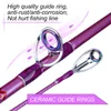 Sougayilang Casting Spinning Rods pour la pêche au leurre 2.1M 2.4M 4 Sections en fibre de carbone Ultra Light Pole Tackle 220210