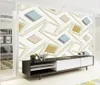 Sfondi AINYOOUSEM Nordic 3D Solid Geometric Modern Background Wall Papier Peint Papel De Parede Wallpaper Stickers