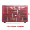 Fishing Sports & Outdoorsfishing Aessories 6 Color Tackle Box For Lure Removable Dividers Storage Organizer Lures Hooks Luya Bait Drop Deliv