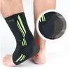 Apoio de Tornozelo 1 PCS Mangas Acolchoadas de Silicone Suporta Futebol Futebol Corrida Malha Compressão Pé Anti Entorse Almofada de Gel de Sílica