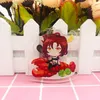 Honkai Impact 3 Breloczek Kobiety Akrylowe Cute Anime Key Ring Cartoon rysunek Kiana Kaslana Keyring Girls Breloki Biżuteria Brelok