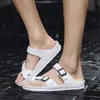 Cresfimix Moda Donna Leggero Tutto Bianco Comfort Open Toe Summer Slides Lady Classic Primavera Pantofole Rosse E6051db