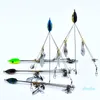 4pcs/lot Fishing Hooks Alabama Head Swimming Bait Umbrella Rig 5 Arms Bass Fish Group Lure Extend 18g