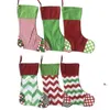 Christmas Decorations Christmas Stockings Xmas Tree Hanging Decoration Ornaments Fireplace Candy Gift Bag Party Supplies Sea shippinRRD8586