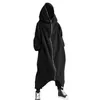 Unisex Long Sleeve Hooded Nazgul Coat Zipper Closure Fleece Lined Hoodie A66 210813