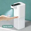 Dispensador de sabão líquido dispensadores automáticos para banheiro de cozinha sem toques de mão elétrica mão elétrica