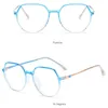 Elbru anion Retro Metal Exhishizem Glasses Frame Men Men Ultralight Transparent Color Eyewear Pochromic Lens Plain Fashion Sungla303L