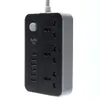 Desktop Multi Power Plug with 3 AC Outlets 6 USB Fast Charging Ports Socket Adapter US UK EU AU Timer2620