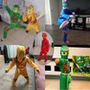 Ninja Costumes Boys Fancy Party Dress Up Карнавал Прин Хэллоуин Костюм для детей Косплей Аниме Superhero Комбинезон Transe Q0910