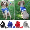 Dog Collars & Leashes Cat Adjustable Harness Vest Walking Lead Leash Puppy Dogs Collar Polyester Mesh For Small Medium Pet