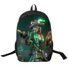 Backpack Sea of ​​Thieves 16 -calowe szkolne plecaki Torby studenckie Drukuj Bookbag Waterproof Teenager Boys Girls283g