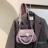 Bolso a la moda, bolso de mano pequeño de piel sintética con cadena de perlas, bandolera para mujer, bolso de tendencia, bolsos de hombro de marca a la moda para mujer