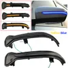 2pcs Flowing Turn Signal Light LED Side Wing Rearview Mirror Dynamic Indicator Blinker For BMW 5 Series G30 G31 G38 2016-2019