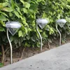 Utomhus Garden Solar Power Lanterns Powered Stake Diamond Lamp LED -lampor LAWN LIGHT PATHWAY PATH DECORATIONS8315484