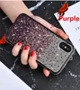 Градиент Bling Diamond Sparkle Мягкие чехлы TPU для iPhone 11 Pro XR XS XS X 8 7 6 Plus Crystal Glitter роскошный блестящий красочный телефон