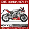 Wstrzyknięcie dla Aprilia RSV1000RR RSV1000R 2011 2012 2012 2013 2015 77HM.28 Czarny Red! RSV 1000 R RSV4 RSV1000 10 11 12 13 14 15 Zestaw do zwalczania