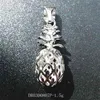 Säljer högkvalitativ 925 Sterling Silver Pineapple Pendant Necklace For Women Man Children Gift 2105246234453