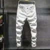 Pantaloni casual traspiranti alla moda da uomo in puro colore Pantaloni semplici da uomo in tessuto elastico sottile morbidi e confortevoli278I