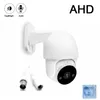 Caméras IP 12V 2A 1080P 2mp CMOS Plastique Blanc Extérieur Étanche IP66 AHD MINI PTZ Vitesse Dôme Rotation Détection de Visage Sécurité CCTV Caméra