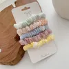 5 Teile/los Scrunchie Haarband Haargummi 11 Stil Mädchen Haare Zubehör Satin Stretch Pferdeschwanz Halter Handgemachtes Geschenk Stirnband 1693 B3