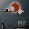 Nordic Modern Minimalist Living Room Sofa Background Walls Lamp Bedroom Bedside Lamps Creative Personality Led Acrylic Wall Light