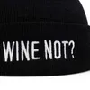 Marka neden olmasın? Nakış Kış Örme Kadın Skullies Beanies Erkekler Şapka Düz Renk Kış Kasketleri Şapka Kafa Aksesuarları Y21111