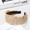 Nowa moda szerokokątna opaska na głowę Miękkie Czechy Hairband Jesień Kobiety Włosy Band Girls Casual Hair Akcesoria 1616 B3