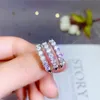 Moissanite Ring for Women Engagement Present 01ct 3mm VVS1 Lab Diamond Test Passe Passed 925 Soild Sterling Silver Ship6266783