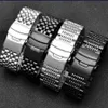 Bracelet métallique en acier inoxydable, 20/22/24mm, pour montre Huawei Gt, pour Samsung Galaxy Watch 46mm S3 Frontier/bande classique H0915