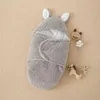 Doux nouveau-né bébé Wrap couvertures bébé sac de couchage enveloppe pour nouveau-né sac de nuit coton épaissir cocon pour bébé