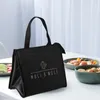 Kontraktad stilisolerad lunchväska Slitstark Bento Pouch Thermal Box Tote Cooler Bag Container