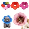 Dog Collars & Leashes Pet Cone Protection Collar Recovery Neck Cat Soft Anti-bite E-Collar Adjustable Comfortable Flower Shape