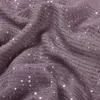 Scarves Crinkle Cotton Hijab Scarf Women Muslim Soft Long Shawl Islamic Wrap Shiny Shimmer Sequins Stole Female Headscarf Hijabs7709285