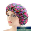 Fashion Silky Big Bonnet for Women Satin Lined Bonnets Night Sleep Cap Winter Hat Lady Turban Headwrap Hat Hair Wrap Accessories