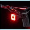 Fietsen Sport Buitenshuis Fietsverlichting Aluminium Legering Achterlicht Smart Remsensor USB Oplaadbare Waterdichte Fiets Achterlicht Aessoires D